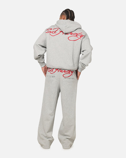 Ed Hardy Signature Hoodie Grey Marle