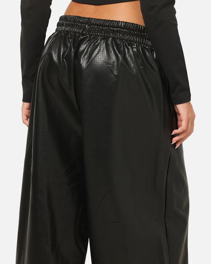 Jordan Women's Jumpman Flight Faux-Leather Pants Black