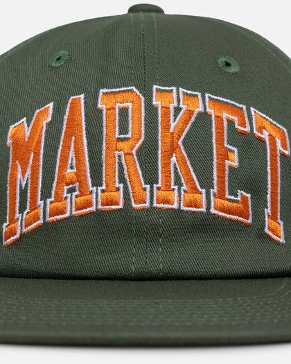 Market Offset Arc 6 Panel Snapback Hat Sage