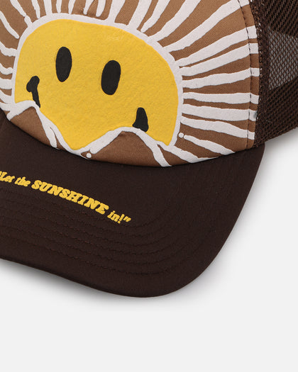 Market X Smiley Sunrise Trucker Snapback Acron