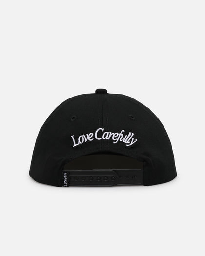 Market Fragile 6 Panel Snapback Black