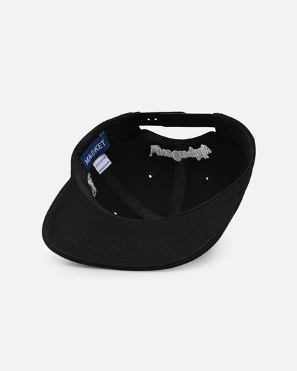 Market Fragile 6 Panel Snapback Black