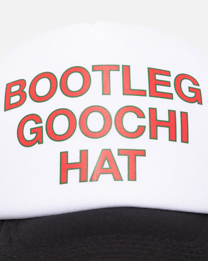 Secret Club Bootleg Goochi Trucker Snapback White/Black