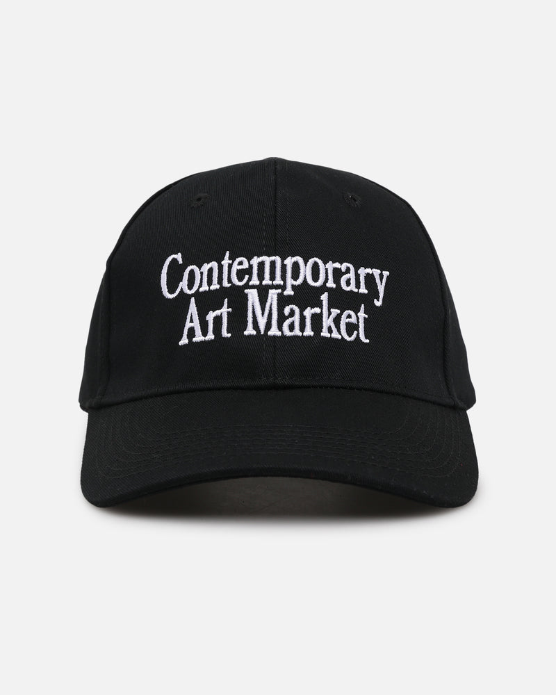 Market Contemporary Art 6 Panel Snapback Black