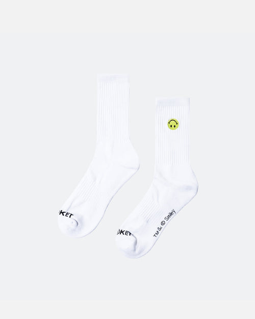 Market X Smiley Grand Slam Socks White