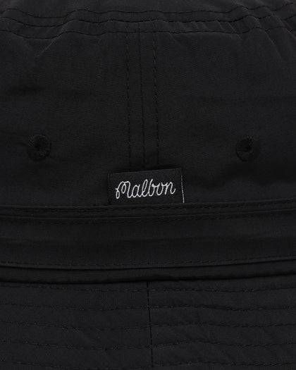 Malbon Nylon Bucket Hat Black/Black