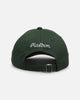 Malbon Washed Cotton Twill Strapback Evergreen