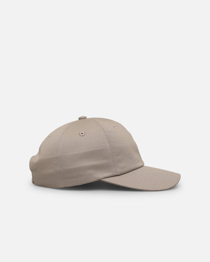 Malbon Washed Cotton Twill Strapback Sand