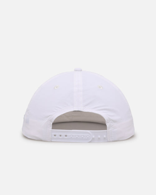 Malbon Pimento Nylon Rope 6 Panel Snapback White