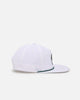 Malbon Pimento Nylon Rope 6 Panel Snapback White