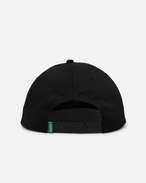 Malbon Pin High Painters 6 Panel Snapback Black