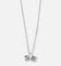 Saint Morta Dice Pendant Chain White Gold