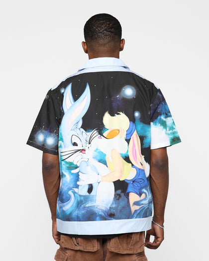 Renowned LA X Looney Tunes Love In The Hare Button Up T-Shirt Multi