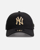 New Era New York Yankees 'Canvas Chainstitch Project X' 9FORTY A-Frame Snapback Black/Gold