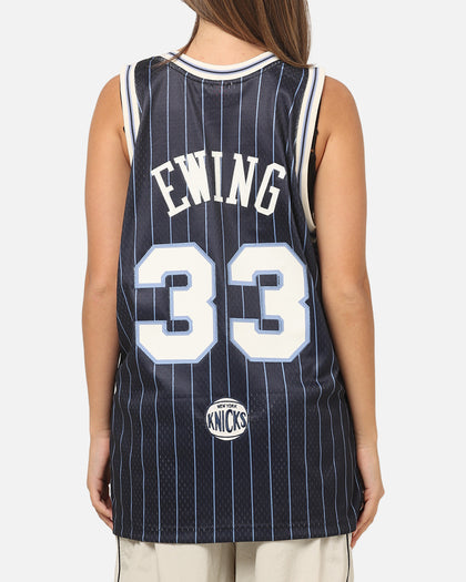 Mitchell & Ness New York Knicks Patrick Ewing #33 Playoff Energy Swingman Jersey Navy