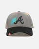 47 Brand Atlanta Braves 'Studio' 47 Offside Snapback Grey