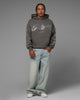 Loiter Atlantic Rhinestone Hoodie Charcoal