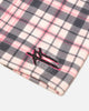 Loiter Ribbed Skully Pink Plaid