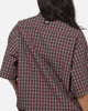 Worship Catharsis Box Crop Shirt Red Check