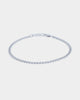 NXS 3mm Cuban Bracelet White Gold
