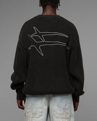 Loiter Star Born Knit Sweater Black
