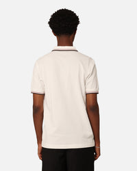 Fred Perry Twin Tipped Polo Shirt Snow White