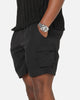Sik Silk Cargo Swim Shorts Black