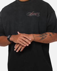 Saint Morta Heavens Kitchen Boxy T-Shirt Black Wash