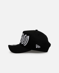 New Era Mexico National Baseball Team 'Oversized Gothic Script Crown' 9FORTY A-Frame Snapback Black/White
