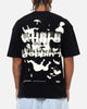 73Studio X Fortnite Where We Droppin T-Shirt Black Acidwash