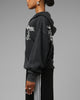 Loiter Waffle Zip Hoodie Black