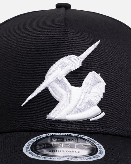 New Era Melbourne Storm 'NRL Glow In The Dark' 9FORTY A-Frame Snapback Black