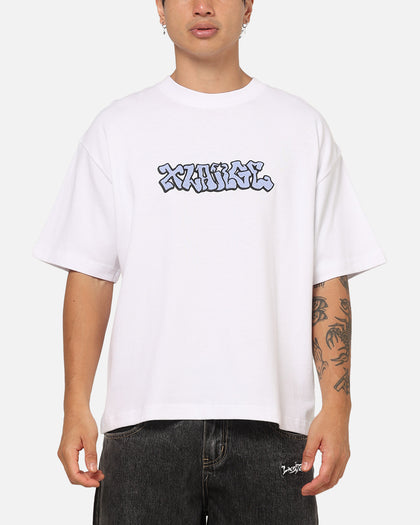 X-Large Graffiti Gorilla Fit T-Shirt White