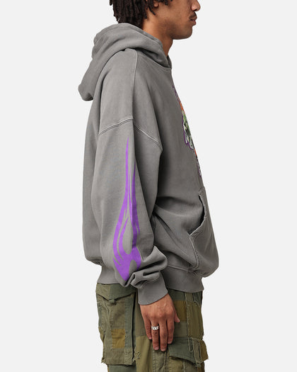 Loiter Rip N Dip Hoodie Washed Charcoal
