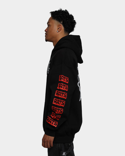Rats Get Fat Baphomet Hoodie Black