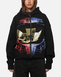 73Studio X Halo Xbox Red Vs Blue Split Hoodie Black