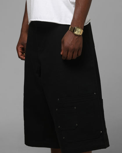 Loiter Utility Cargo Shorts Black
