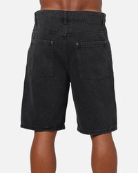 Carre Solace Baggy Jorts Washed Black