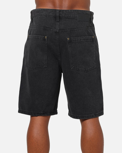 Carre Solace Baggy Jorts Washed Black