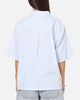 Carre Oxford Stripe Zip Up Shirt Blue/White Stripe