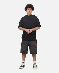 Saint Morta Spirits Boxy T-Shirt Washed Black