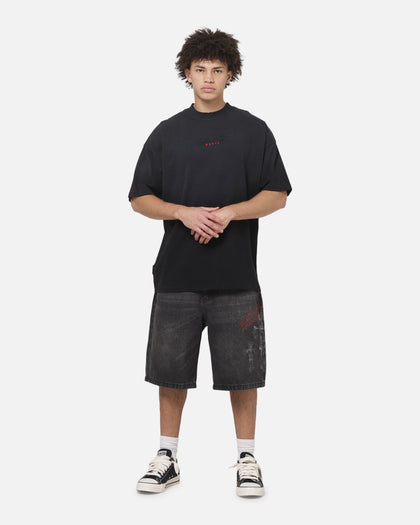 Saint Morta Spirits Boxy T-Shirt Washed Black