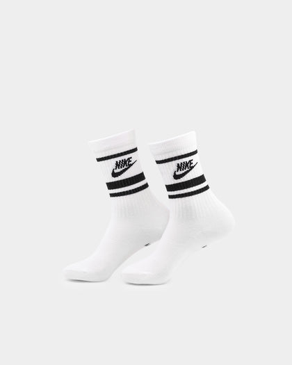 Nike Men's Sportswear Everyday Essential Crew Sock 3 Pack White/Black/Black
