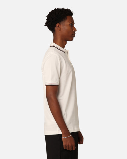 Fred Perry Twin Tipped Polo Shirt Snow White