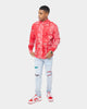 Carre Bandana Ultra Flannel Shirt Red