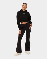 Puma Women's Classics Cropped Hoodie Puma Black