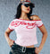 Ed Hardy Women's Aline Baby T-Shirt Pink/Red