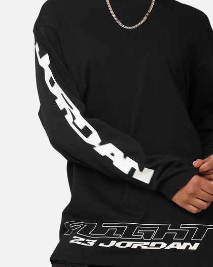 Jordan Jumpman MVP 85 Long Sleeve Crewneck T-Shirt Black/Sail