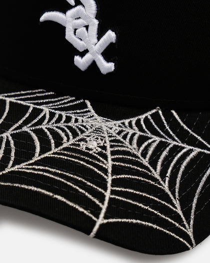 New Era Chicago White Sox 'Spider Web Visor' 9FORTY A-Frame Snapback Black