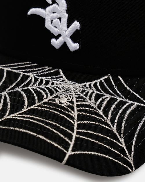 New Era Chicago White Sox 'Spider Web Visor' 9FORTY A-Frame Snapback Black